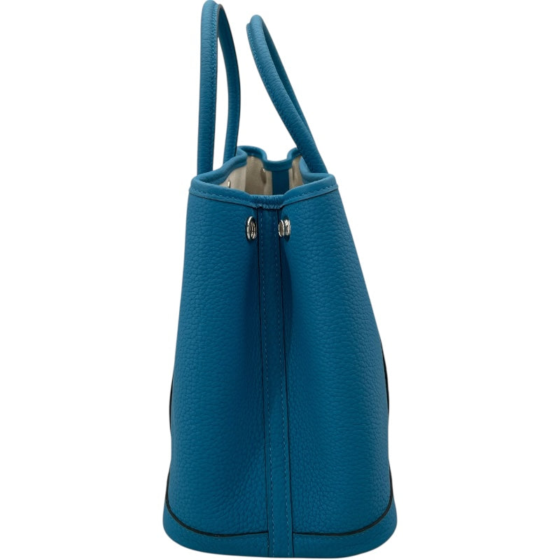 エルメス HERMES ガーデンパーティTPM B刻 ブルーザンジバル SV金具 ネゴンダ　 レディース ハンドバッグ