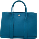 エルメス HERMES ガーデンパーティTPM B刻 ブルーザンジバル SV金具 ネゴンダ　 レディース ハンドバッグ