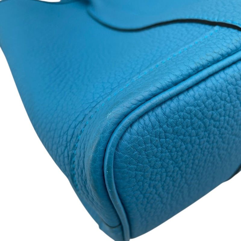 エルメス HERMES ガーデンパーティTPM B刻 ブルーザンジバル SV金具 ネゴンダ　 レディース ハンドバッグ