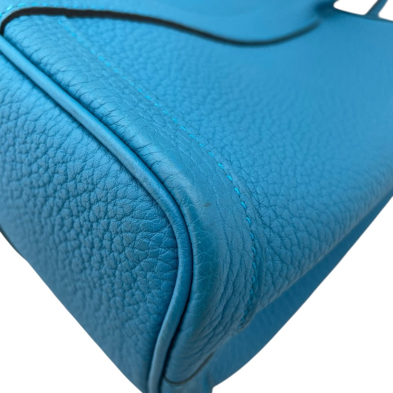 エルメス HERMES ガーデンパーティTPM B刻 ブルーザンジバル SV金具 ネゴンダ　 レディース ハンドバッグ