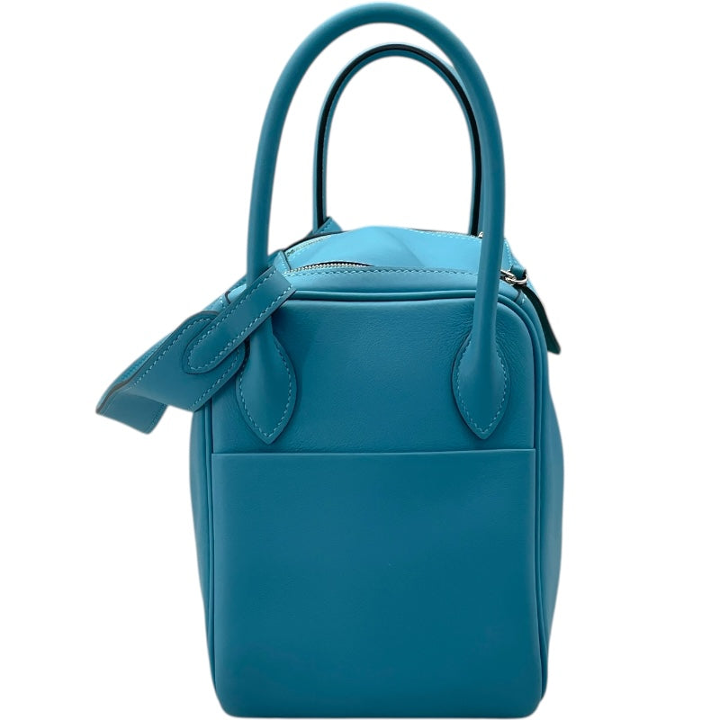 エルメス HERMES リンディ26ヴェルソ Y刻 ターコイズ/ミント SV金具 スイフト レディース ハンドバッグ