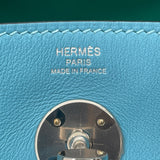 エルメス HERMES リンディ26ヴェルソ Y刻 ターコイズ/ミント SV金具 スイフト レディース ハンドバッグ