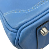 エルメス HERMES バーキン30 ギリーズ A刻 ブルーパラダイス SV金具 トリヨン レディース ハンドバッグ
