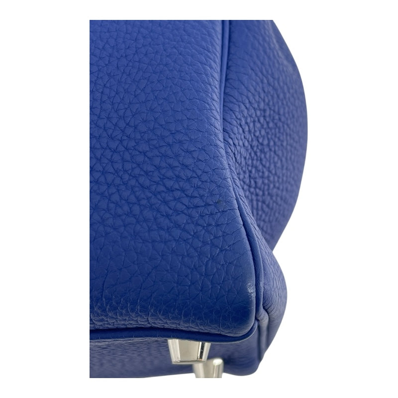 エルメス HERMES ケリー32 内縫い □O刻 ブルーエレクトリック SV金具 トリヨンモーリス レディース ショルダーバッグ