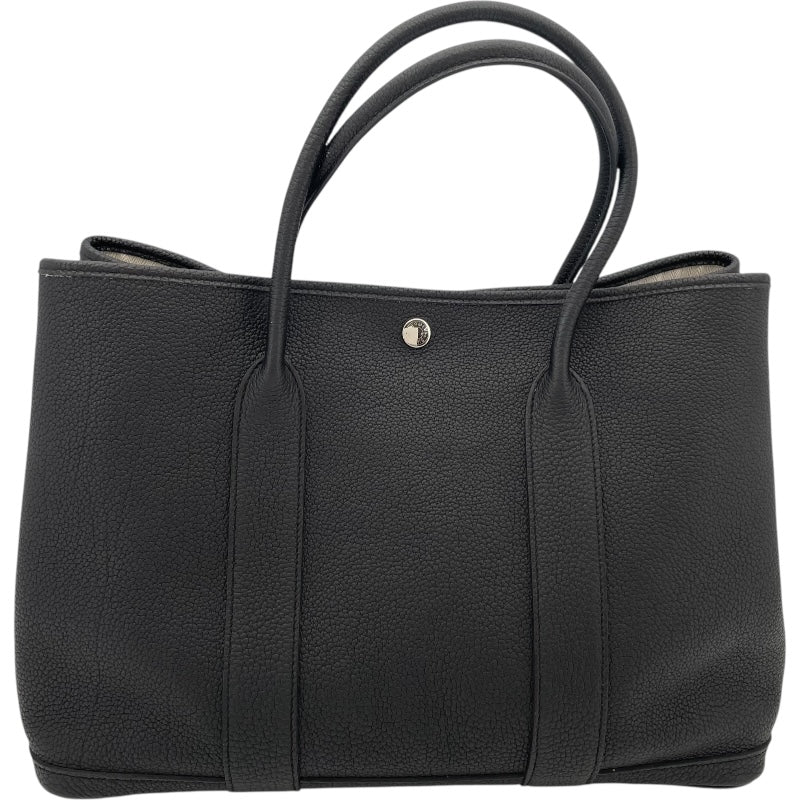 エルメス HERMES ガーデンパーティPM A刻 ブラック SV金具 ネゴンダ　 レディース ハンドバッグ