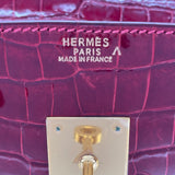 エルメス HERMES バーキン35 □F刻 ブレイズ GD金具 ポロサスリセ レディース ハンドバッグ