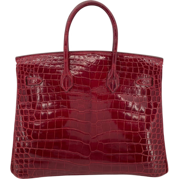 エルメス HERMES バーキン35 □F刻 ブレイズ GD金具 ポロサスリセ レディース ハンドバッグ
