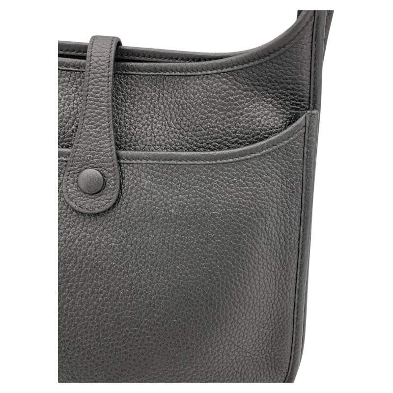 エルメス HERMES エヴリン3 PM U刻 ブラック SV金具 トリヨン レディース ショルダーバッグ