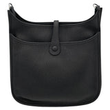 エルメス HERMES エヴリン3 PM U刻 ブラック SV金具 トリヨン レディース ショルダーバッグ