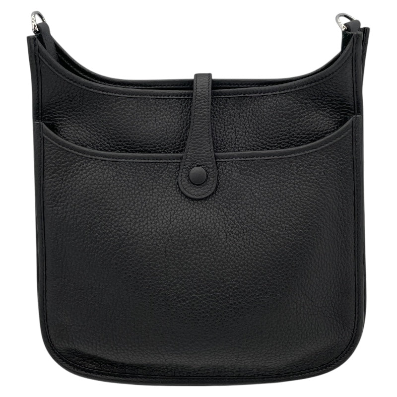 エルメス HERMES エヴリン3 PM U刻 ブラック SV金具 トリヨン レディース ショルダーバッグ