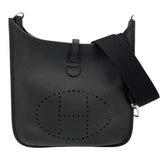 エルメス HERMES エヴリン3 PM U刻 ブラック SV金具 トリヨン レディース ショルダーバッグ