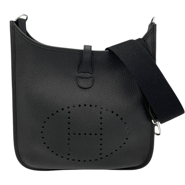 エルメス HERMES エヴリン3 PM U刻 ブラック SV金具 トリヨン レディース ショルダーバッグ