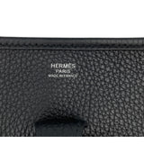 エルメス HERMES エヴリン3 PM U刻 ブラック SV金具 トリヨン レディース ショルダーバッグ