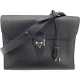 エルメス HERMES サックアデぺッシュ27 Z刻印 ブラック エバーカラー レディース ショルダーバッグ
