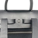エルメス HERMES エールバッグジップアドPM D刻 ブラック SV金具 トワル/ヴァッシュハンター レディース リュック・デイパック