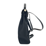 エルメス HERMES エールバッグジップアドPM D刻 ブラック SV金具 トワル/ヴァッシュハンター レディース リュック・デイパック