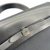 エルメス HERMES エールバッグジップアドPM D刻 ブラック SV金具 トワル/ヴァッシュハンター レディース リュック・デイパック