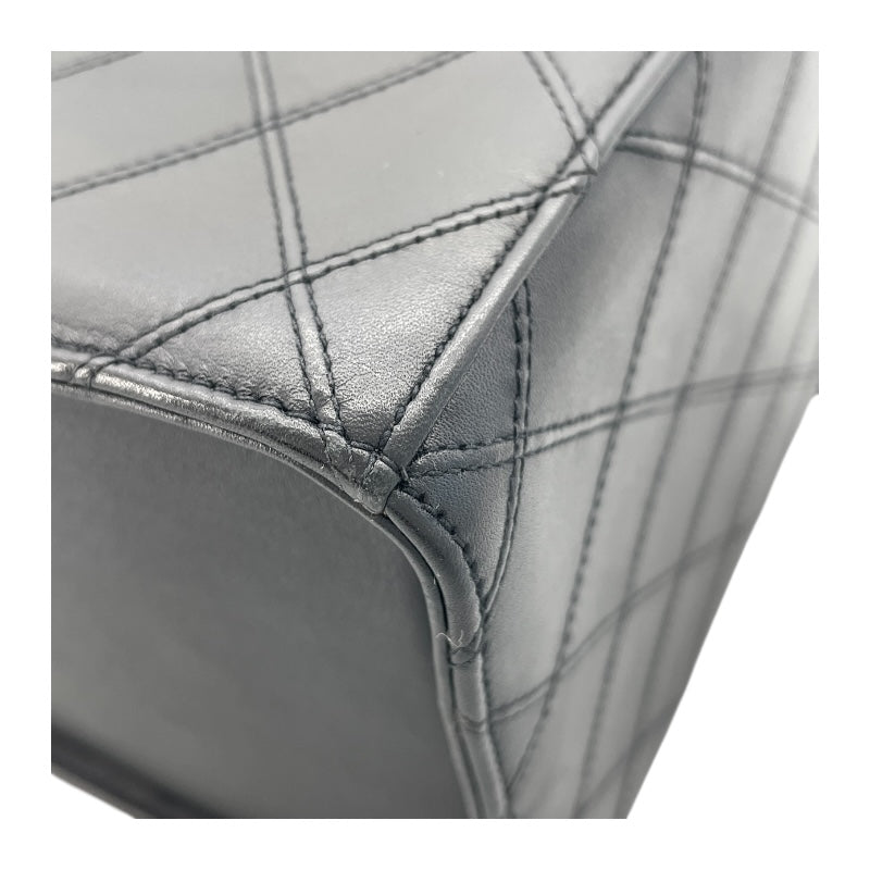 シャネル CHANEL ビコローレ バニティ 31番台 ブラック GD金具 カーフスキン レディース ポーチ