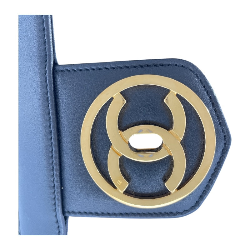 シャネル CHANEL ビコローレ バニティ 31番台 ブラック GD金具 カーフスキン レディース ポーチ