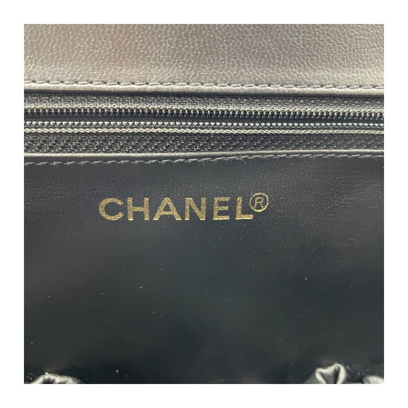 シャネル CHANEL ビコローレ バニティ 31番台 ブラック GD金具 カーフスキン レディース ポーチ