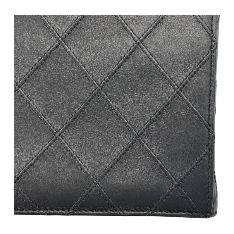 シャネル CHANEL ビコローレ バニティ 31番台 ブラック GD金具 カーフスキン レディース ポーチ