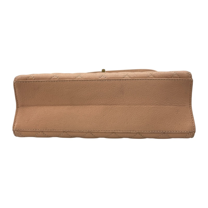 シャネル CHANEL 2.55 ショルダーバッグ 17番台 ピンクベージュ GD金具 ラム レディース