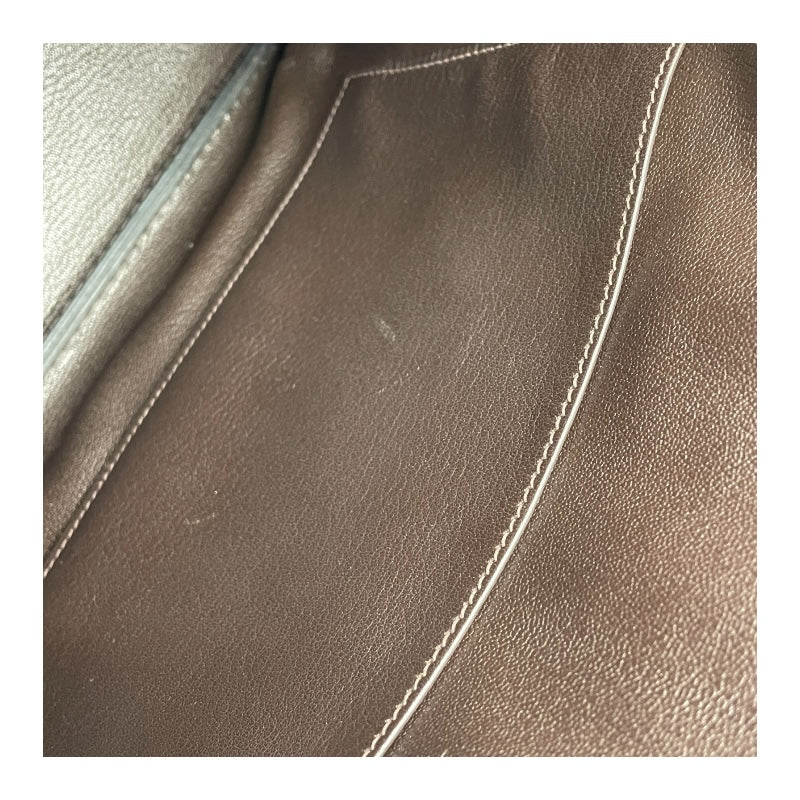 エルメス HERMES バーキン35 ヴィブラード □G刻 エベンヌ マットGD金具 ボックスカーフ レディース ハンドバッグ