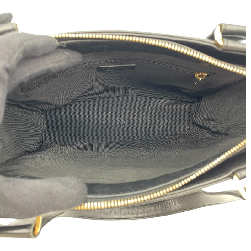 シャネル CHANEL チョコバー トートバッグ A17809 7番台 ブラック GD金具 ラムスキン レディース トートバッグ