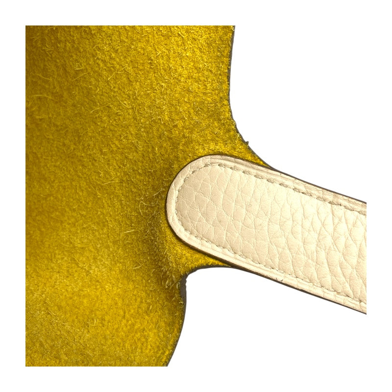 エルメス HERMES ピコタンロックPM カザック Y刻 ライム ナタ SV金具 トリヨンクレマンス レディース ハンドバッグ