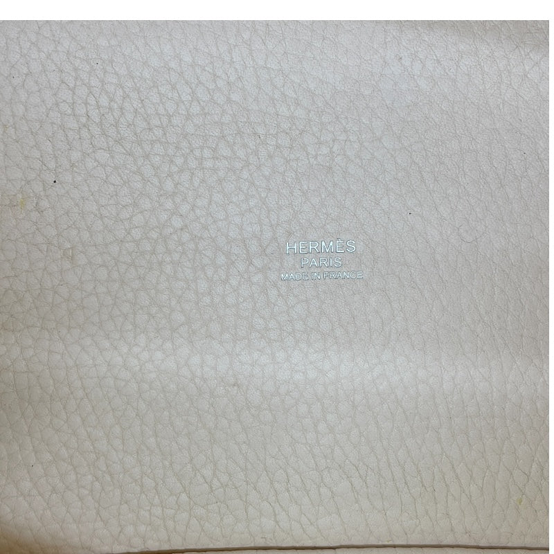 エルメス HERMES ピコタンロックPM カザック Y刻 ライム ナタ SV金具 トリヨンクレマンス レディース ハンドバッグ