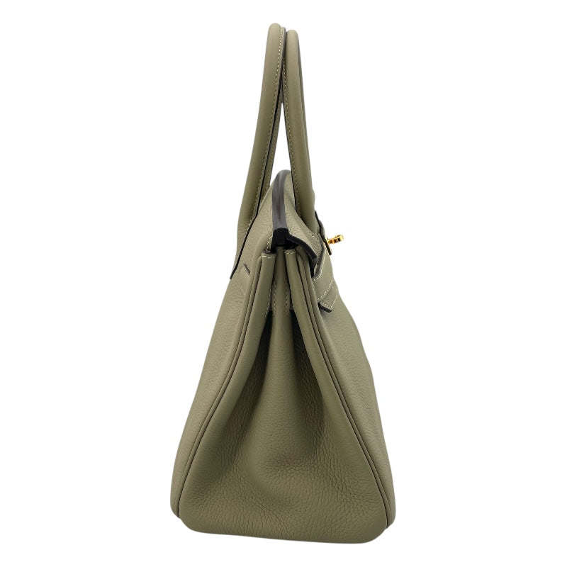 エルメス HERMES バーキン30 A刻 セージ GD金具 トゴ レディース ハンドバッグ