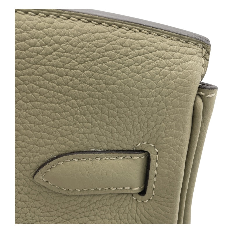 エルメス HERMES バーキン30 A刻 セージ GD金具 トゴ レディース ハンドバッグ