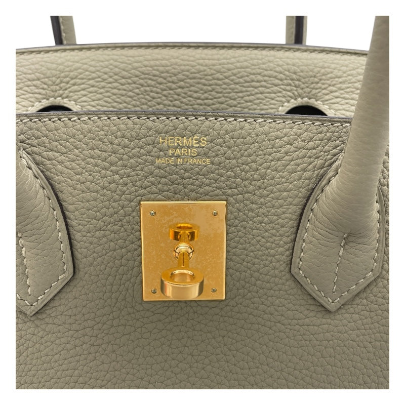 エルメス HERMES バーキン30 A刻 セージ GD金具 トゴ レディース ハンドバッグ