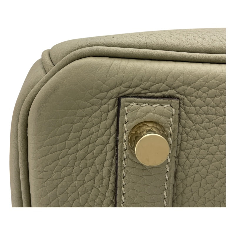 エルメス HERMES バーキン30 A刻 セージ GD金具 トゴ レディース ハンドバッグ