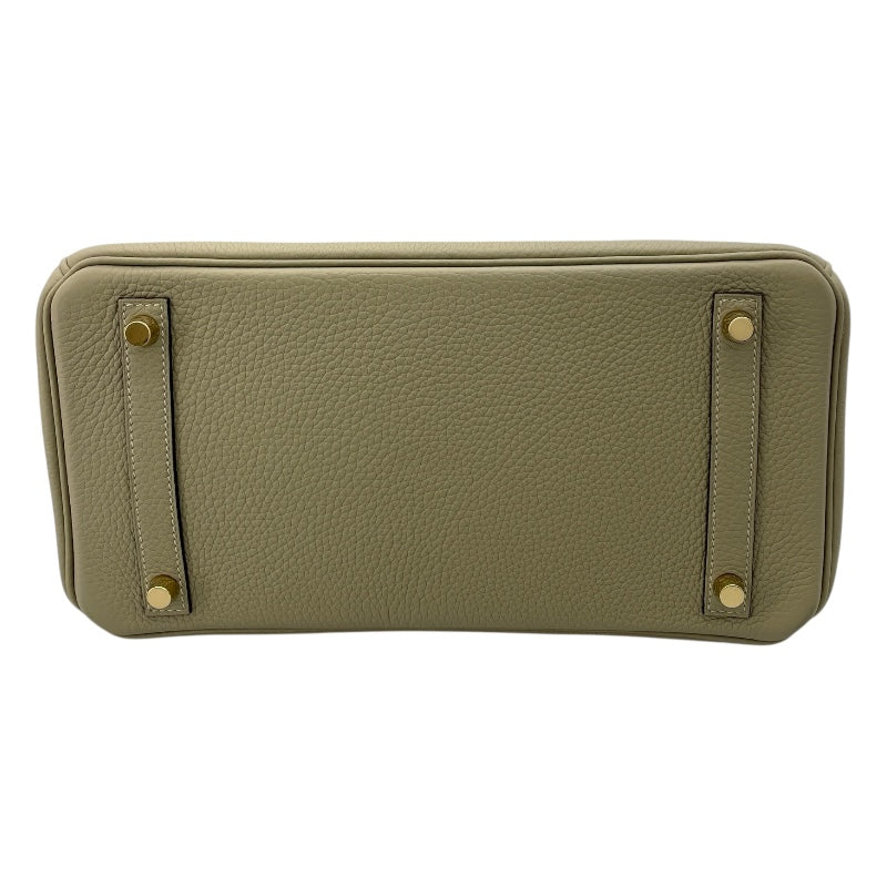 エルメス HERMES バーキン30 A刻 セージ GD金具 トゴ レディース ハンドバッグ