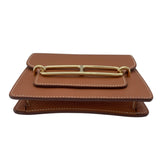 エルメス HERMES ロウリス ルリ スリム Z刻 ゴールド GD金具 エバーカラー レディース 二つ折り財布