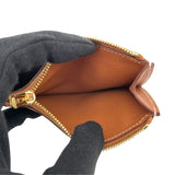 エルメス HERMES ロウリス ルリ スリム Z刻 ゴールド GD金具 エバーカラー レディース 二つ折り財布