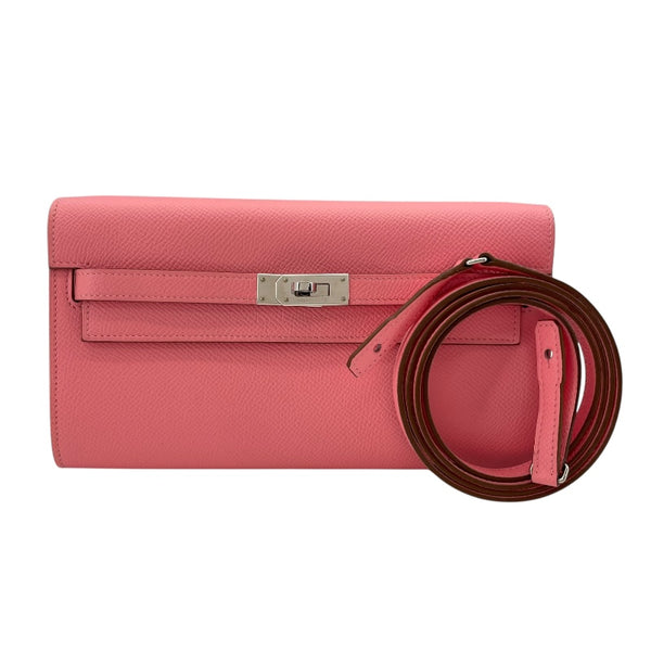エルメス HERMES ケリートゥーゴー D刻 ローズコンフェッティ SV金具 エプソン レディース ショルダーバッグ