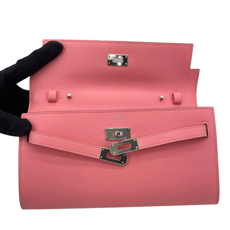エルメス HERMES ケリートゥーゴー D刻 ローズコンフェッティ SV金具 エプソン レディース ショルダーバッグ