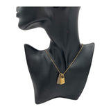 エルメス HERMES オーケリーPM ペンダント エトゥープ GD金具 スイフト/メッキ アクセサリー