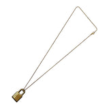 エルメス HERMES オーケリーPM ペンダント エトゥープ GD金具 スイフト/メッキ アクセサリー