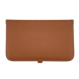 エルメス HERMES ドゴンデュオGM W刻 ゴールド SV金具 トゴ ユニセックス 二つ折り財布