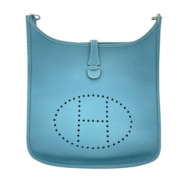 エルメス HERMES エヴリン3PM B刻 ブルージーン SV金具 トリヨン レディース ショルダーバッグ