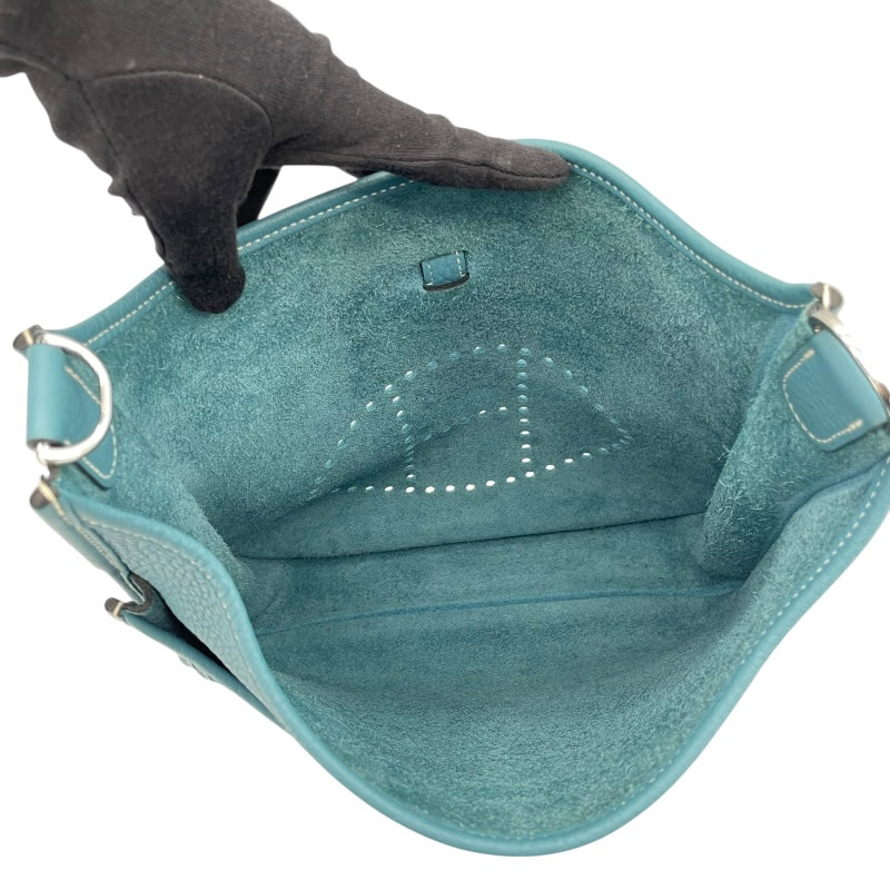 エルメス HERMES エヴリン3PM B刻 ブルージーン SV金具 トリヨン レディース ショルダーバッグ