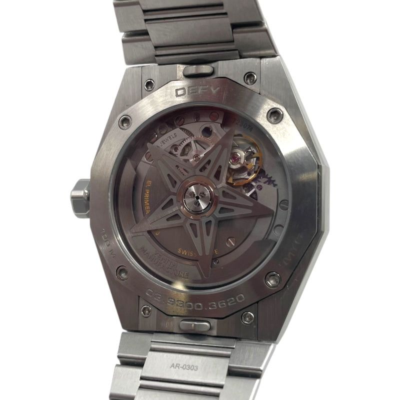 ゼニス ZENITH デファイ スカイライン 03.9300.3620/21.I001 ブラック SS メンズ 腕時計