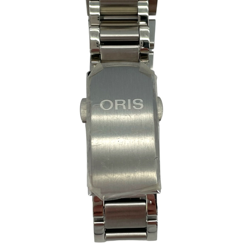 オリス ORIS アクイス デイト 0173377314135 ネイビー SS メンズ 腕時計