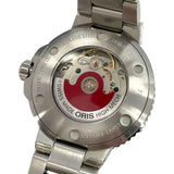 オリス ORIS アクイス デイト 0173377314135 ネイビー SS メンズ 腕時計