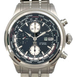 ボールウォッチ BALL Watch トレインマスターワールドタイムクロノグラフ CM2052D-SJ-BK ブラック SS メンズ 腕時計