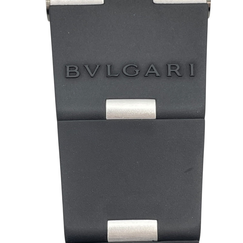 ブルガリ BVLGARI アルミニウム クロノグラフ 103383 アイボリー/ブラック アルミ 自動巻き メンズ 腕時計