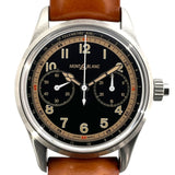 モンブラン MONT BLANC 1858 モノプッシャー MB125581 ブラック SS 自動巻き メンズ 腕時計